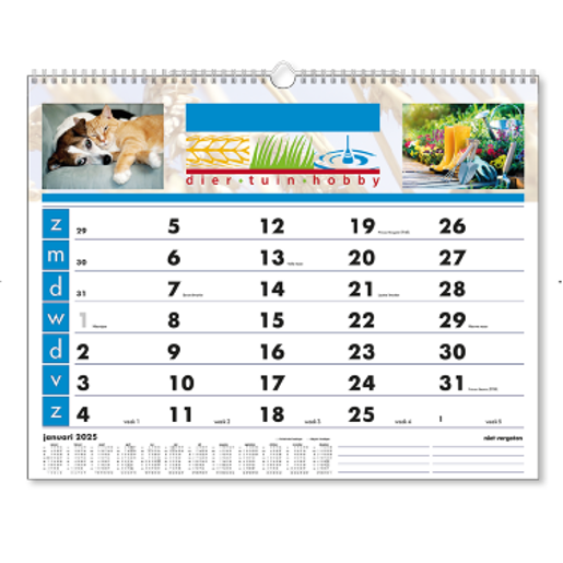 Maand 1 Kalender 43X34 2025 (1)