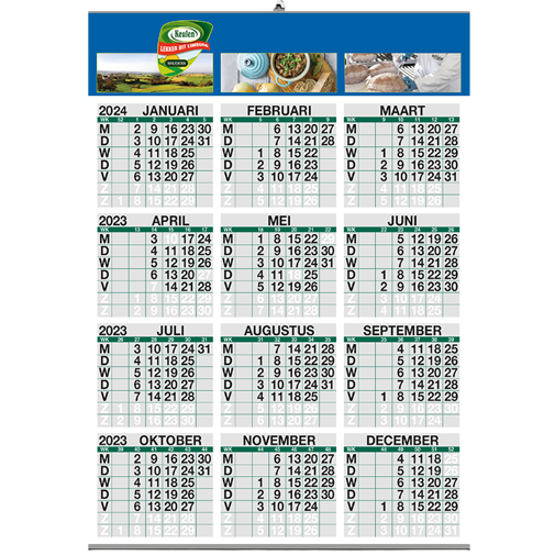 Jaarkalender 50 x 70 cm