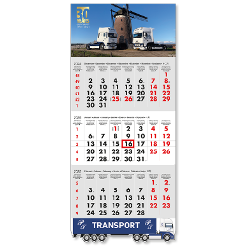 3-Maandskalender Transport Aanéén